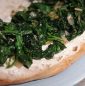 Turks brood met spinazie